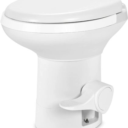 rv toilet with pedal flush