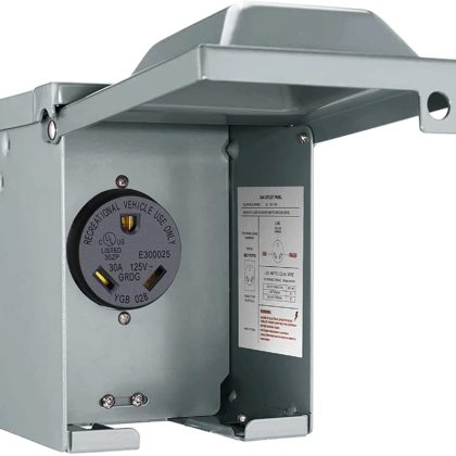 30 amp rv electrical box
